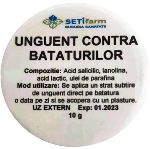 UNGUENT CONTRA BATATURILOR 10 g