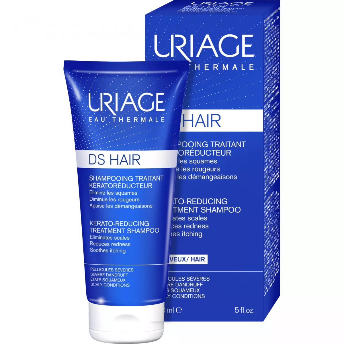 Uriage D.S. Hair Sampon Tratament Kerato-Reductor 150 ml, 65186469