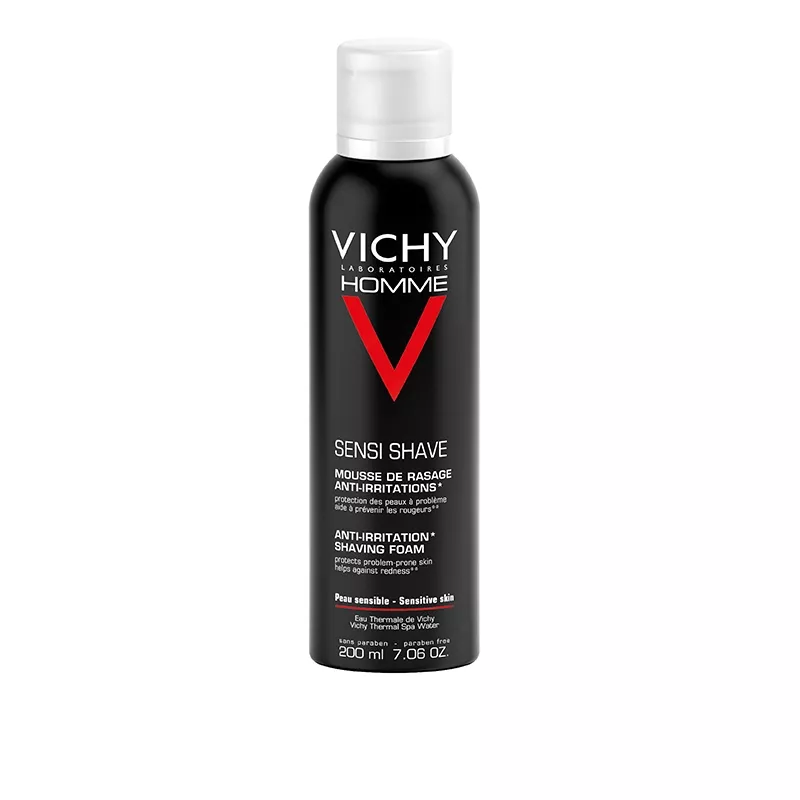 Vichy Homme Spuma Pentru Barbierit Anti-Iritatii 200 ml, 6634106