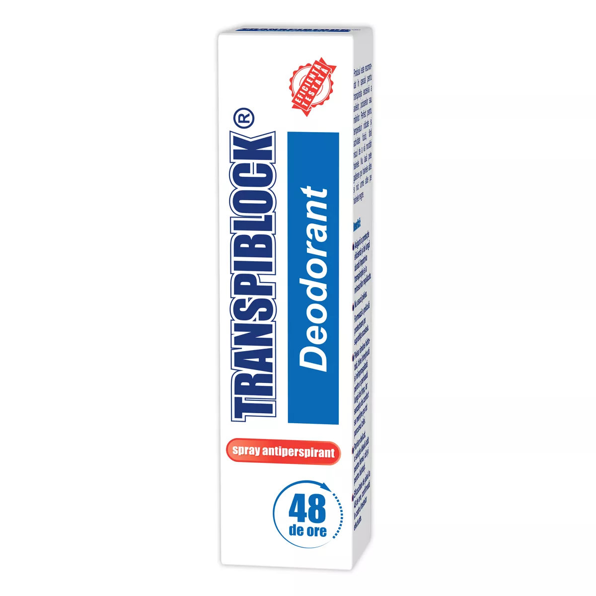 Zdrovit Transpiblock Spray Antiperspirant 48H, 150 ml
