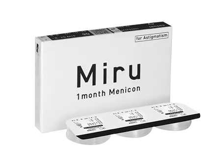 Miru Toric 1 month cutie 6 lentile  +6.00 8.3 180°  -1.75