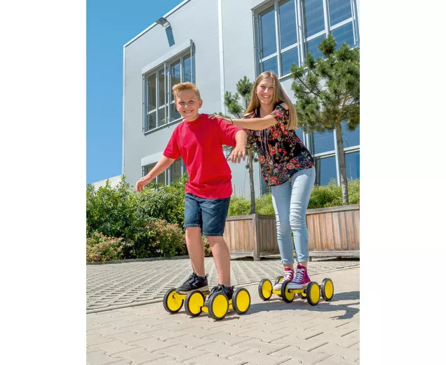 Maxi Roller - placa de echilibru și coordonare cu 6 roți pentru copii