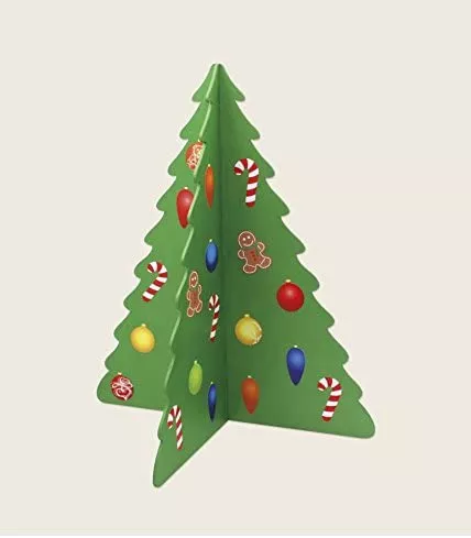 Set pentru decorat cu 90 de stickere - Brad de Crăciun
