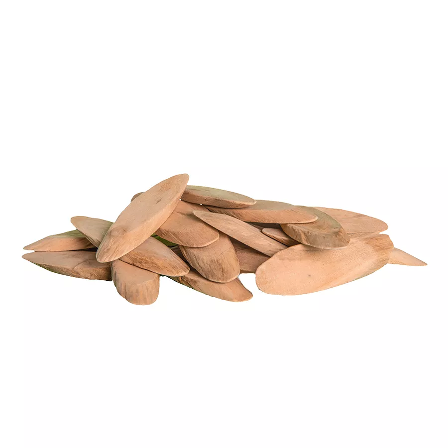 Bucăți ovale din lemn - 250 gr