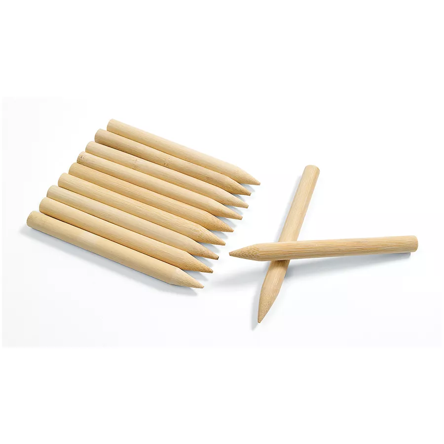 Set de 48 de creioane din lemn pentru răzuit, 9 cm