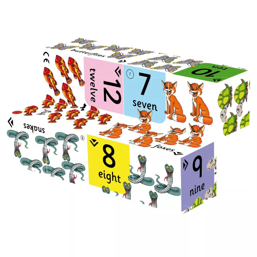 Cub educativ pliabil - Numere