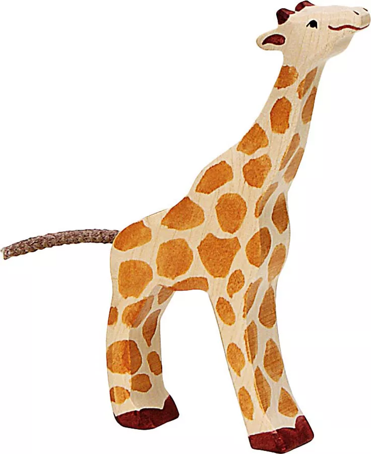 Figurină din lemn - Girafă mică - DELIST