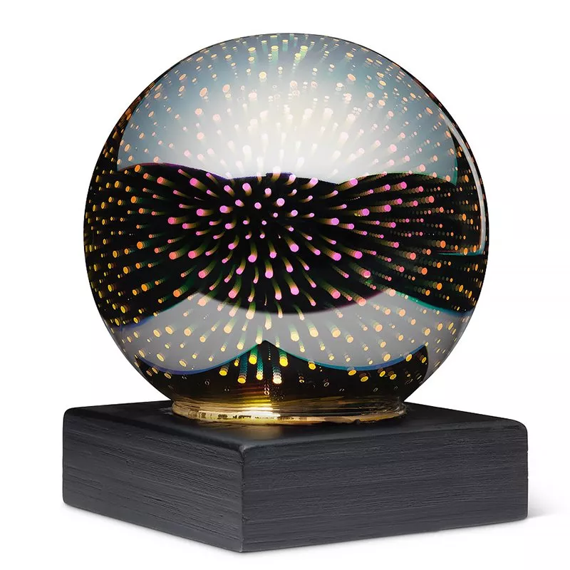 Glob senzorial multicolor cu efect de artificii