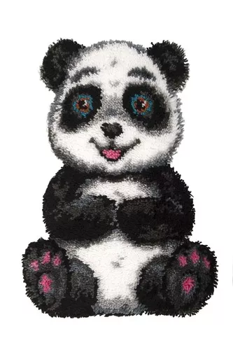 Goblen cu punct de nod tip covoraș – Panda - DELIST