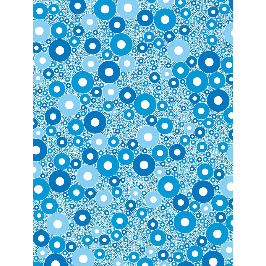 Hârtie decopatch- Discuri albastre