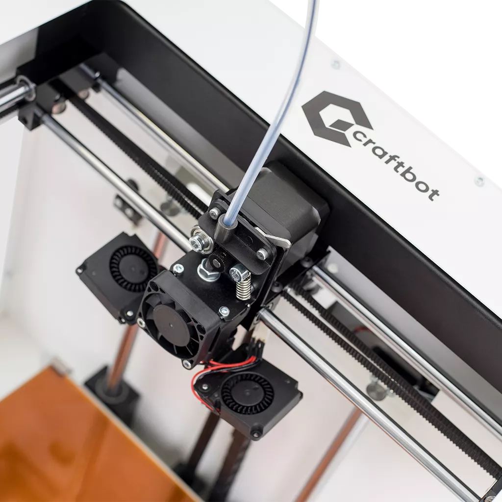 Imprimantă 3D CraftBot, cu capac de protecție – Monocromă