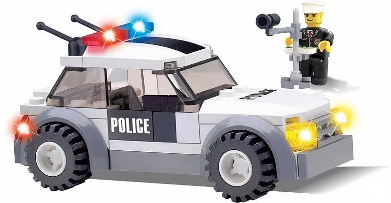 Joc de construcție - Poliție - Mașină cu radar