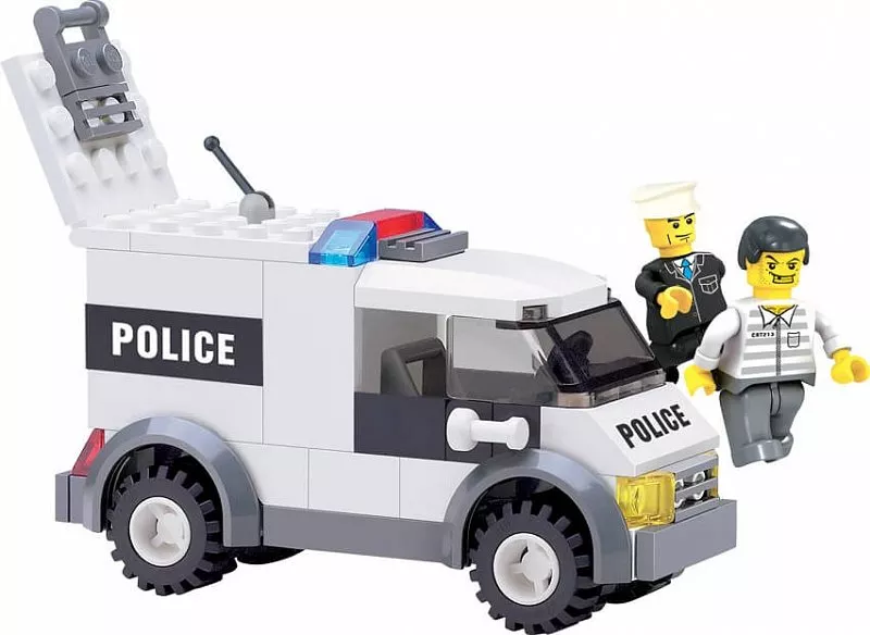 Joc de construcție - Poliție - Mașină de poliție
