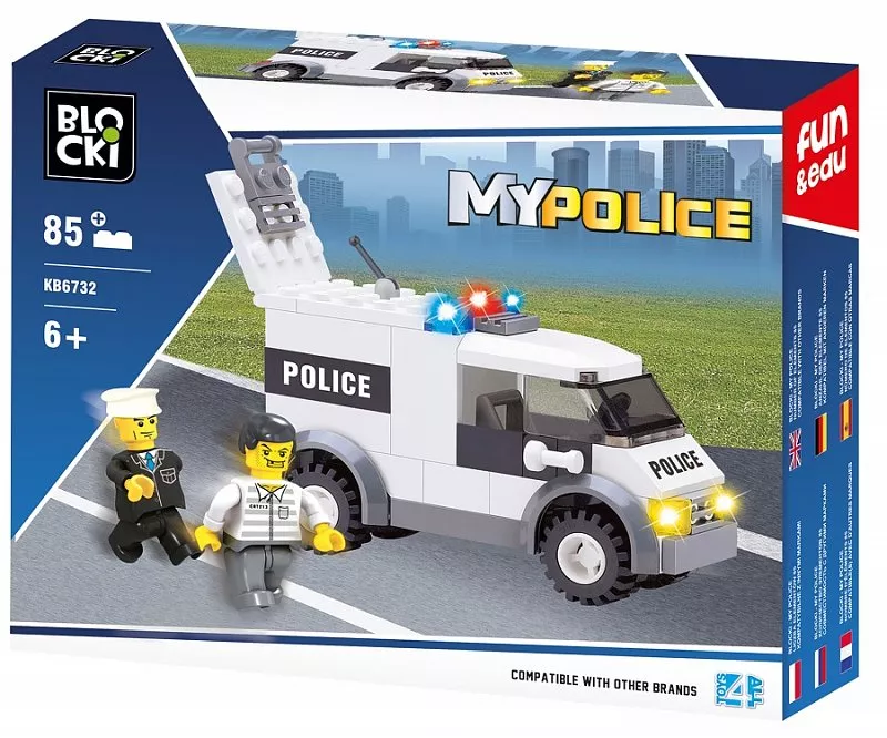 Joc de construcție - Poliție - Mașină de poliție
