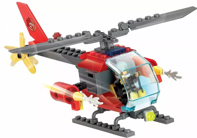 Joc de construcție - Pompieri - Elicopter