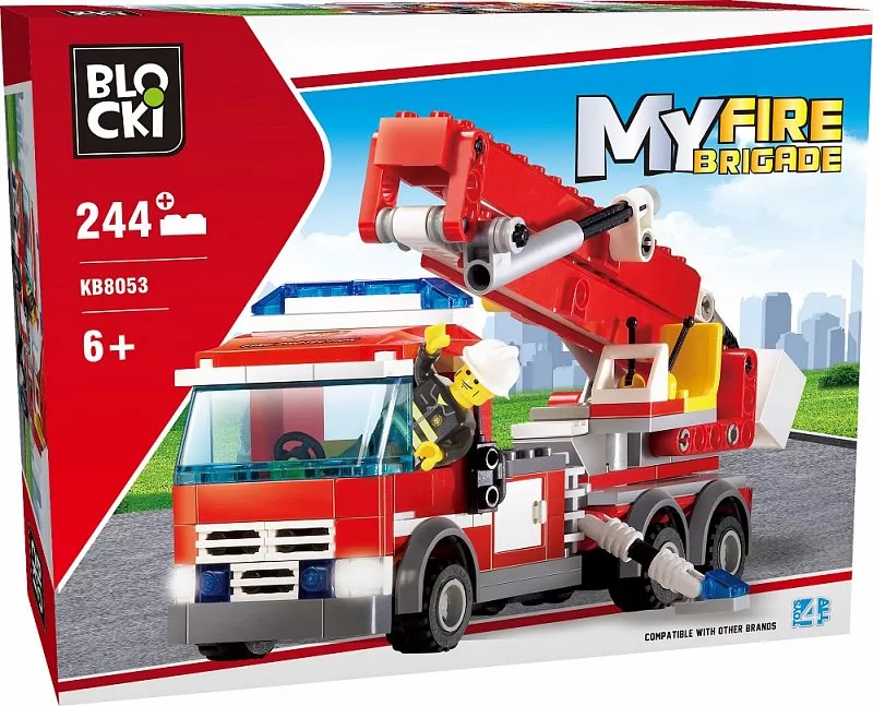 Joc de construcție - Pompieri - Mașină de pompieri