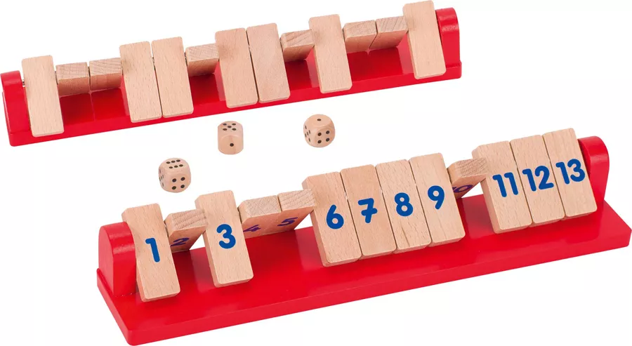Joc matematic - Închide cutia (varianta pentru 2 jucători), cu numere până la 13