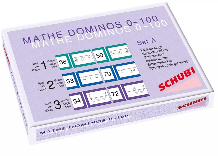 Joc matematic tip domino - Set A