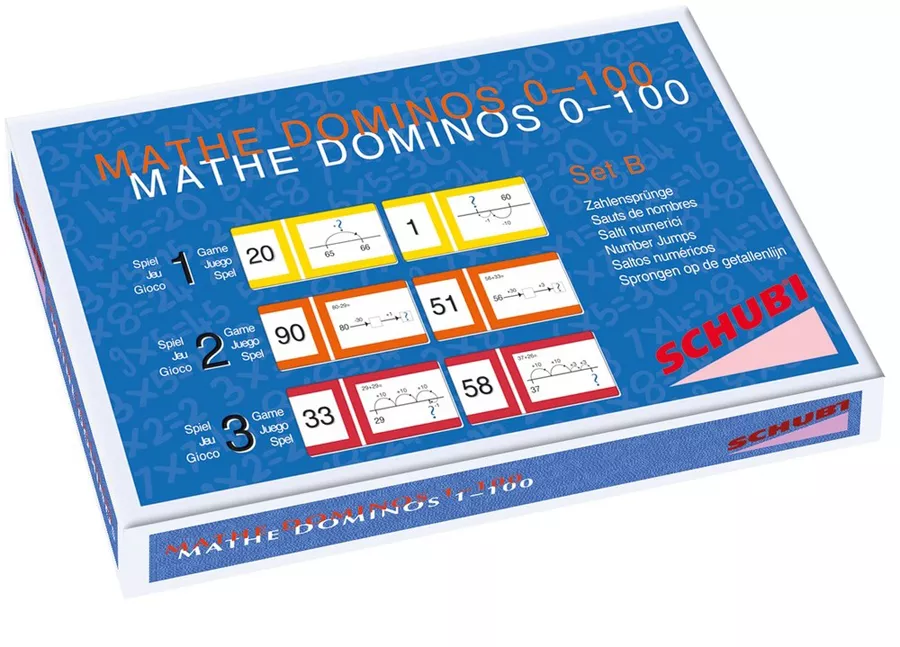 Joc matematic tip domino - Set B