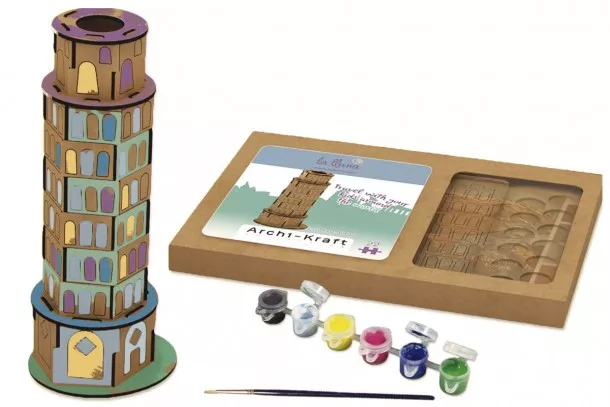 Joc pentru asamblat si pictat - Turnul din Pisa