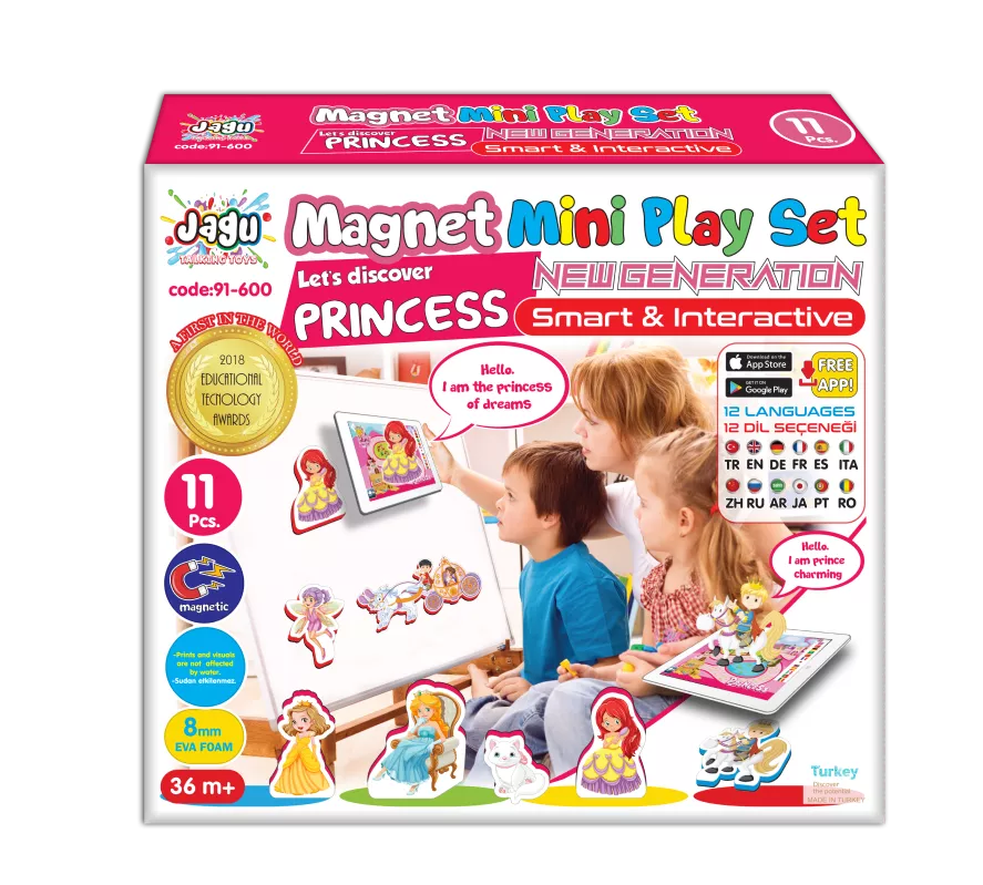 Joc magnetic Printese - Set de 11 magneti Joc magnetic Printese - Set de 11 magneti