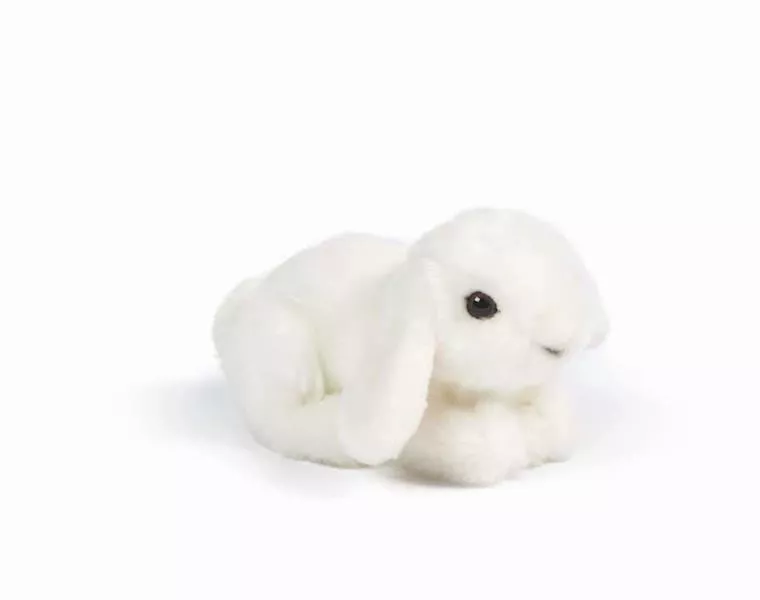 Jucărie de pluș - Iepuraș cu urechi lăsate, 16 cm