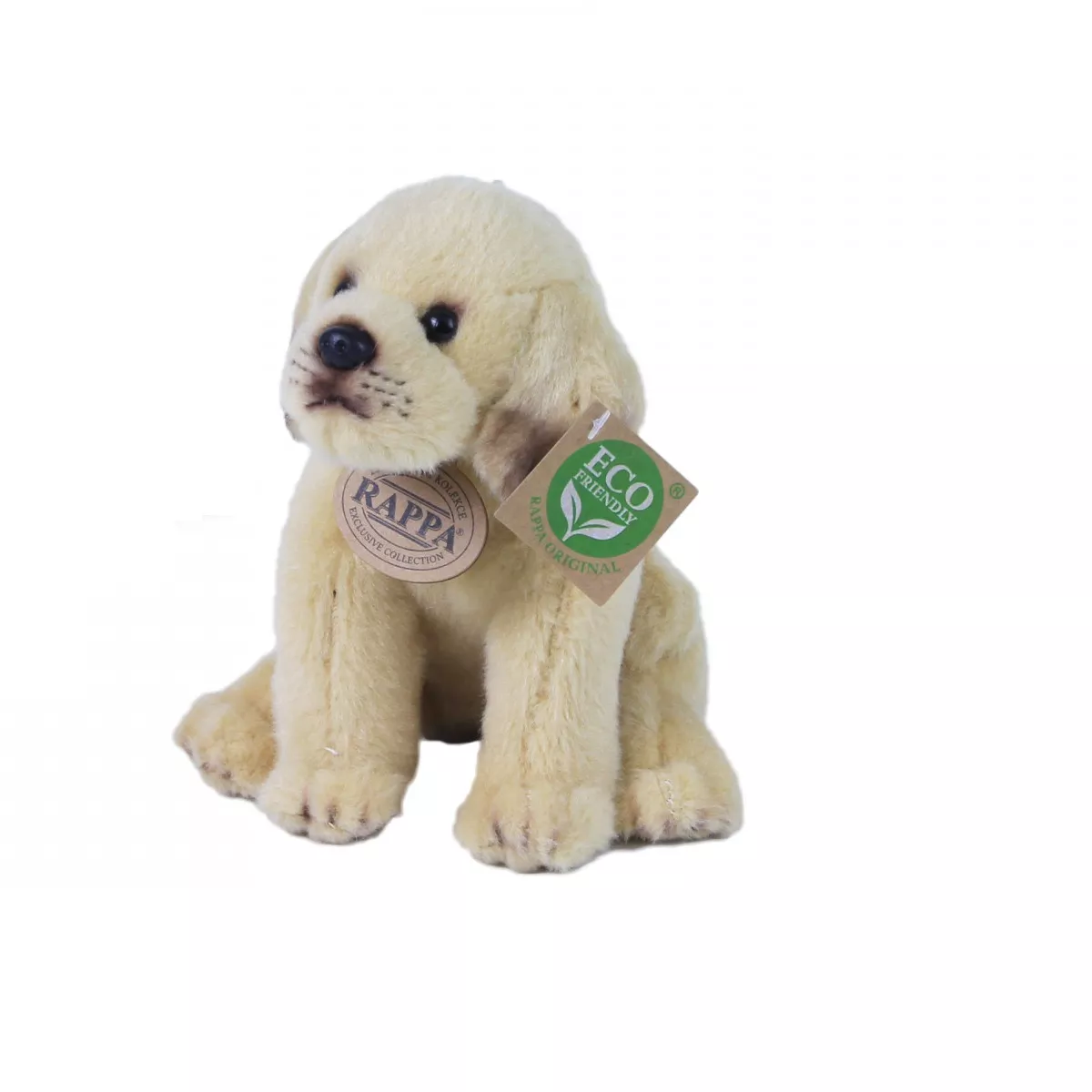Jucărie din pluș – Labrador crem în șezut, 20 cm