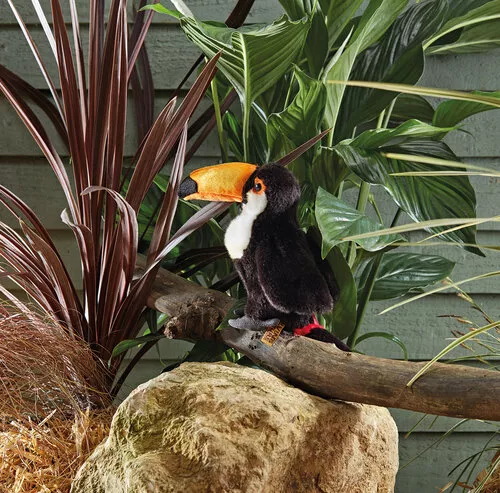 Jucărie din pluș - Papagal Toucan, 18 cm