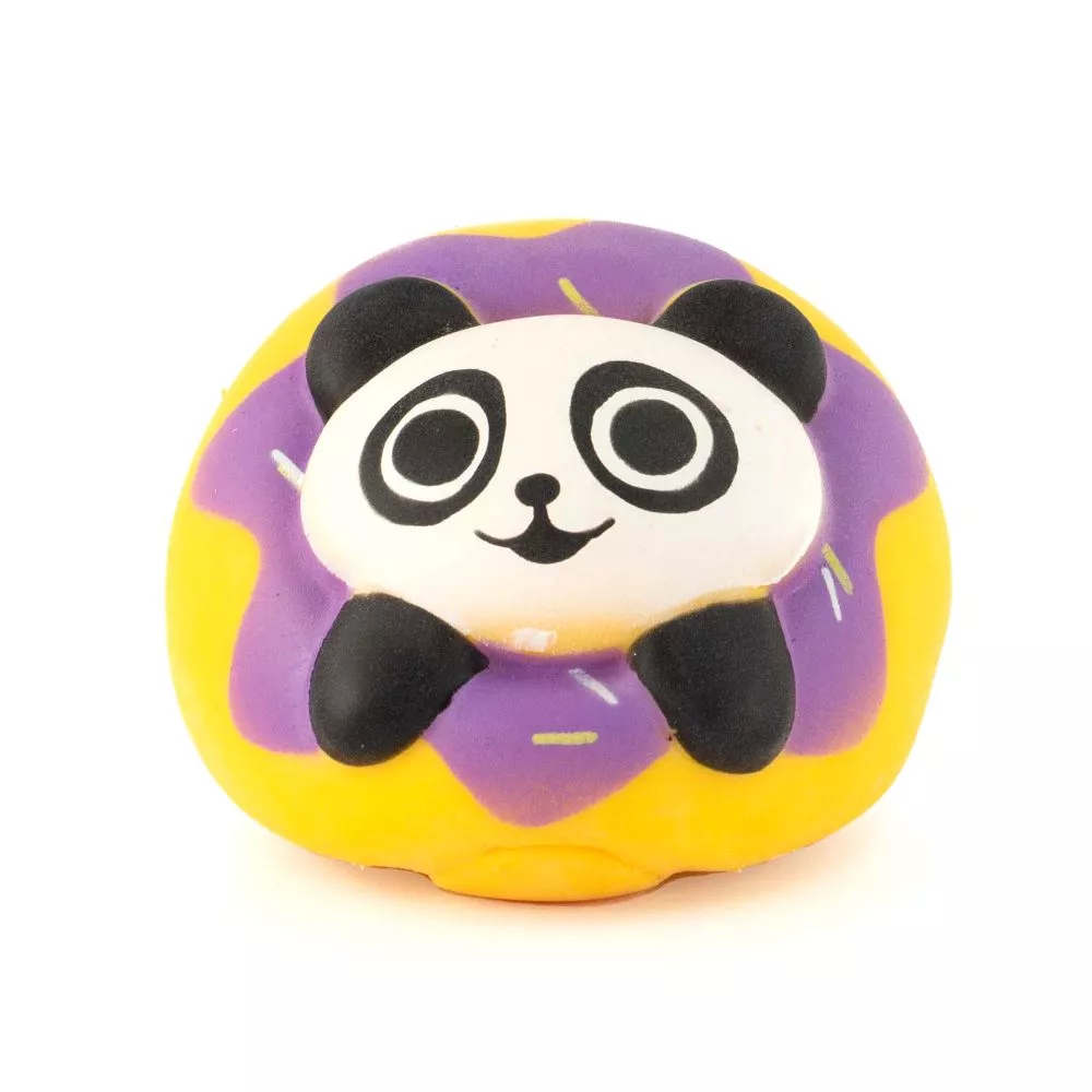 Jucărie senzorială - Squishy Panda în gogoașă