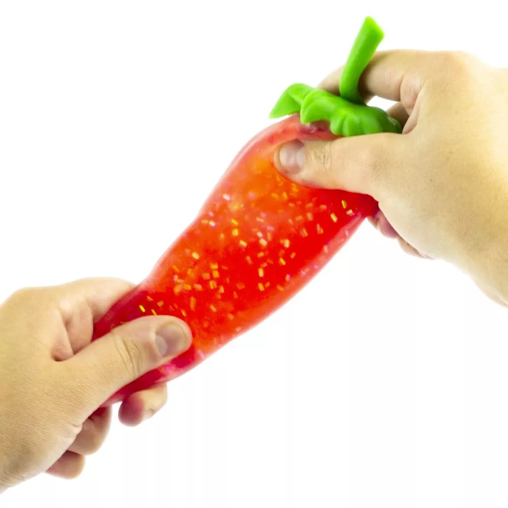 Jucărie antistres din cauciuc moale - Felie de pepene