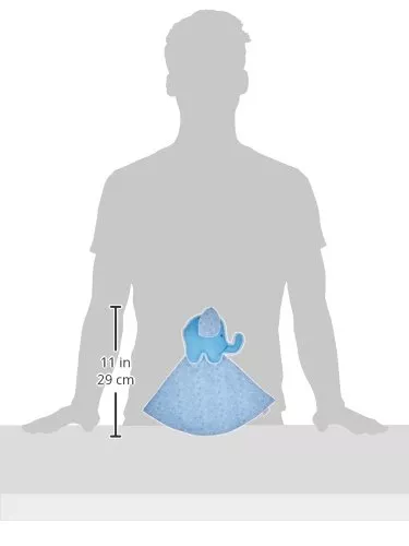 Jucărie de atașament pentru bebeluși - Elefănțelul albastru