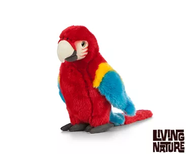 Jucărie de pluș - Papagal Macaw roșu