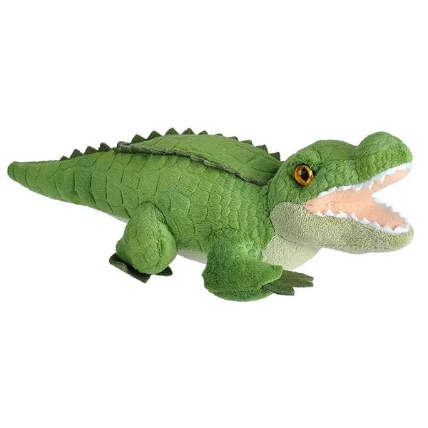 Jucărie din pluș cu sunet real - Aligator, 20 cm