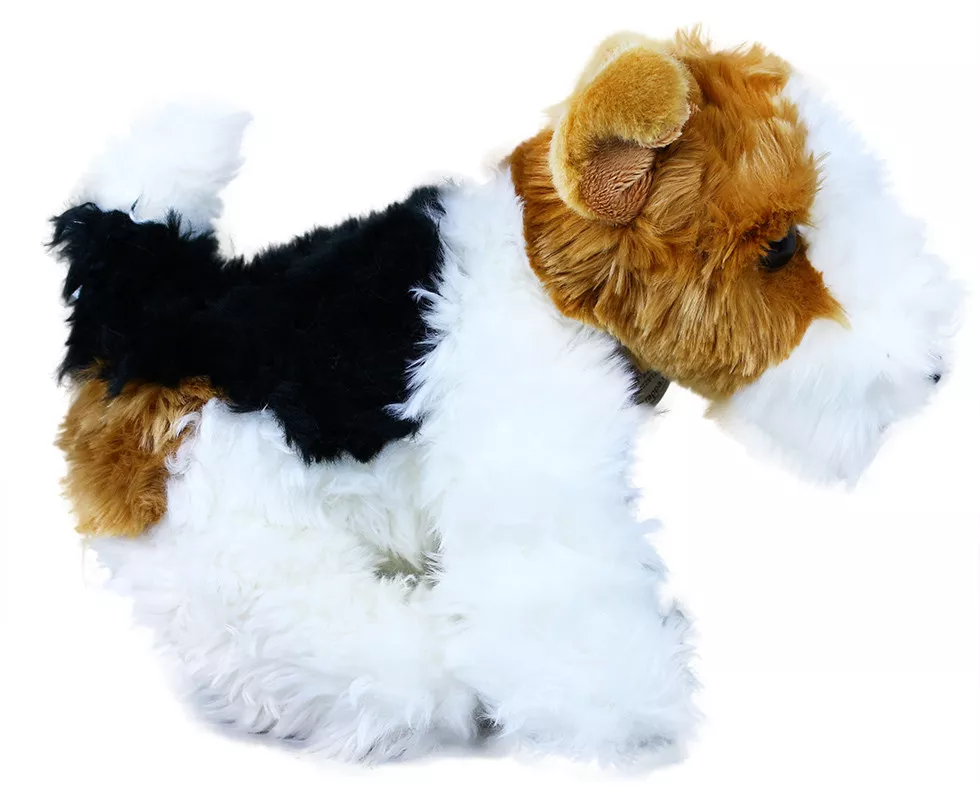 Jucărie din pluș - Fox terrier, 30 cm
