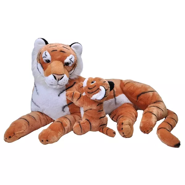 Jucărie din pluș - Tigru, 76 cm cu pui, 30 cm