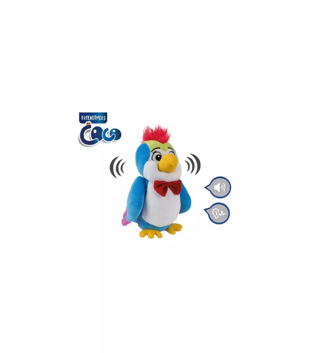 Jucărie interactivă din pluș - Coco, papagalul vorbitor 