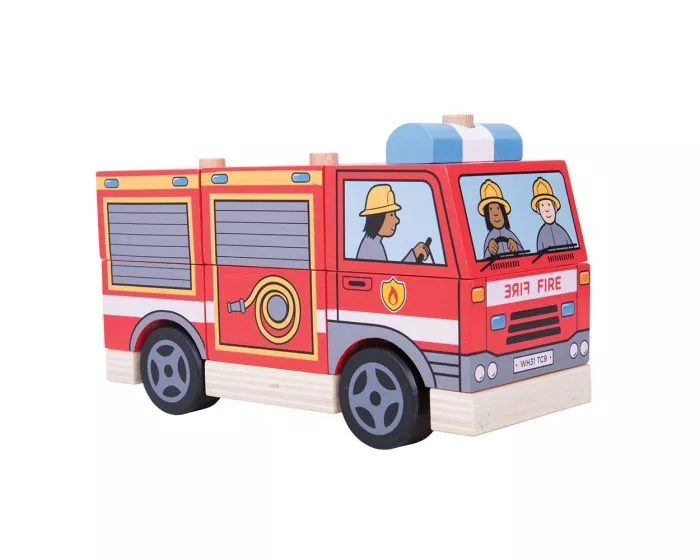 Mașină de pompieri stivuibilă