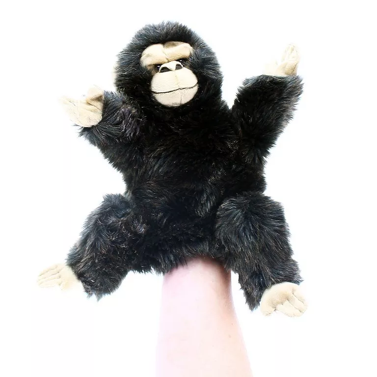 Marionetă de mână - Maimuță, 28 cm