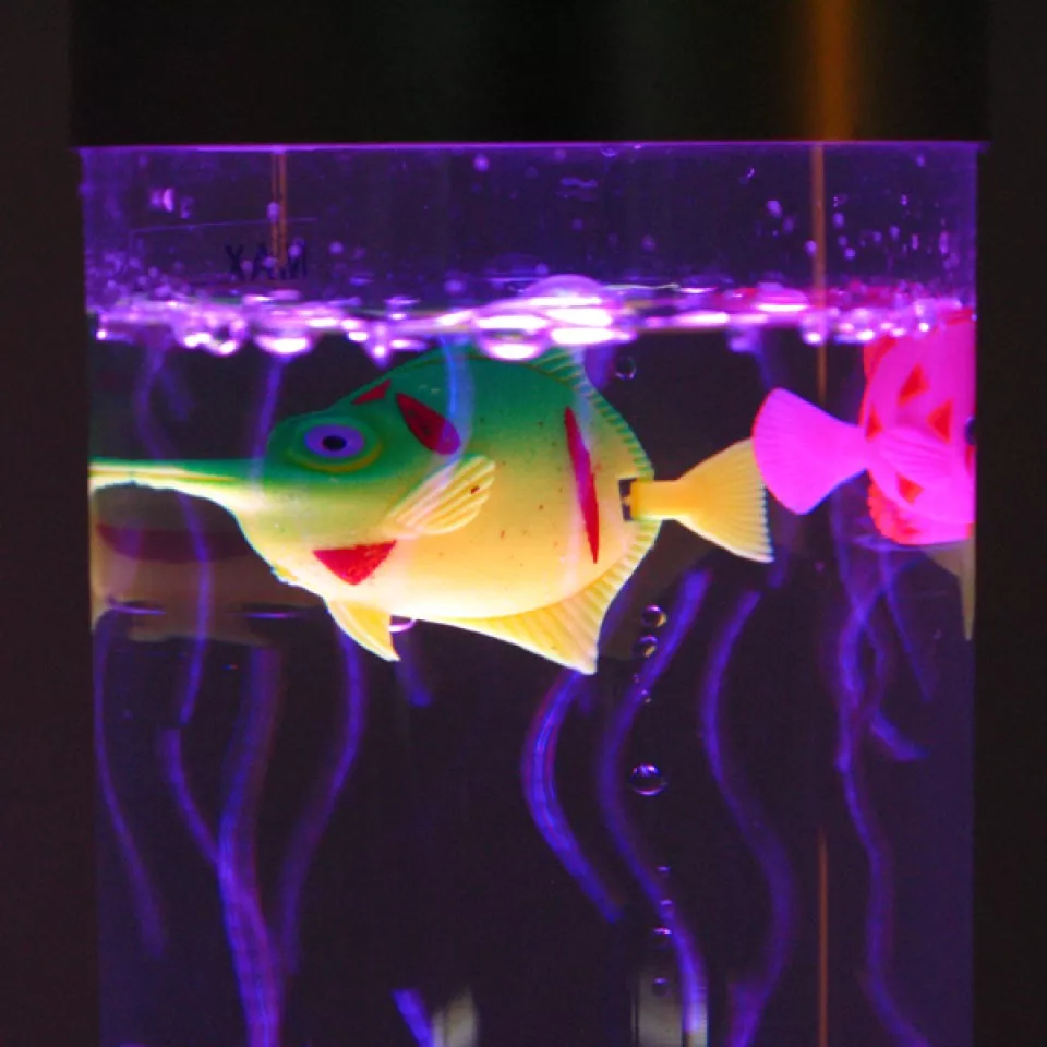Mini lampă acvariu cu pești DELISTAT