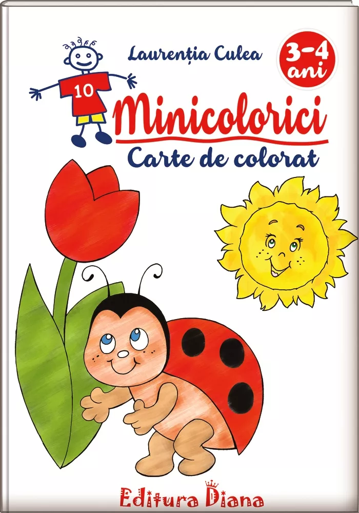 Minicolorici  - Carte de colorat 3-4 ani