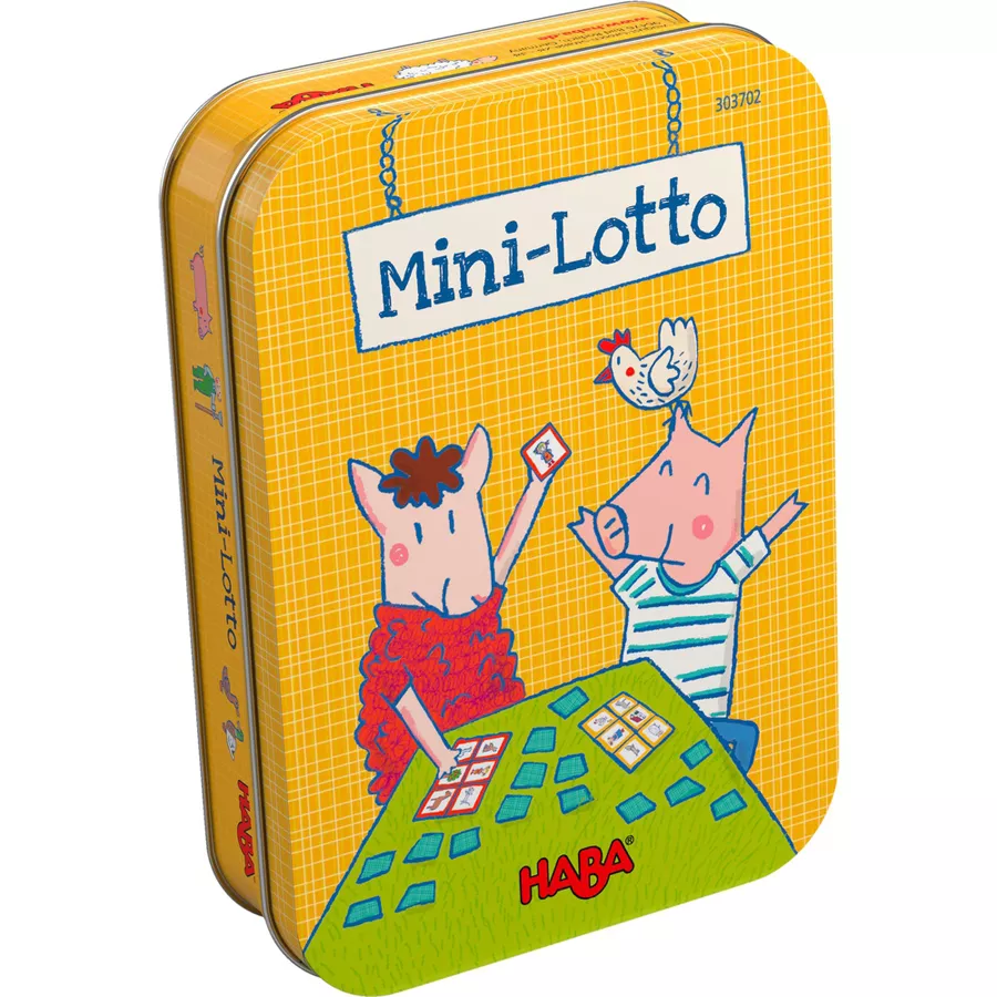 Mini-Lotto cu 24 cartonașe și  4  planșe - Ferma