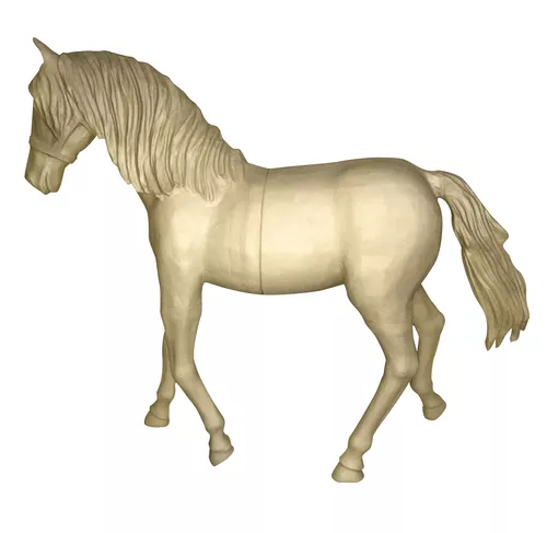 Cal pentru decorat prin tehnica decopatch - 60 cm
