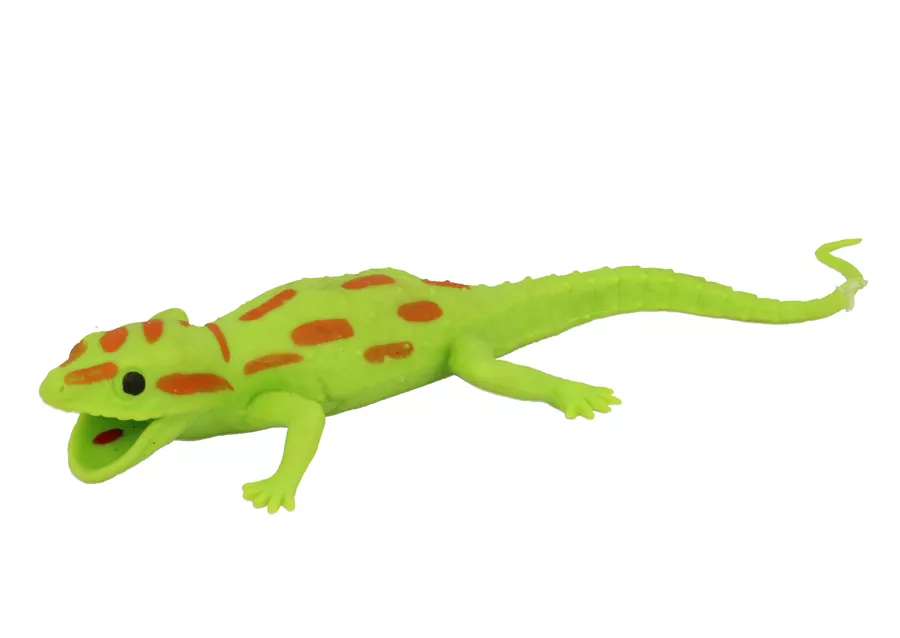 Șopârlă Gecko din cauciuc moale cu bile