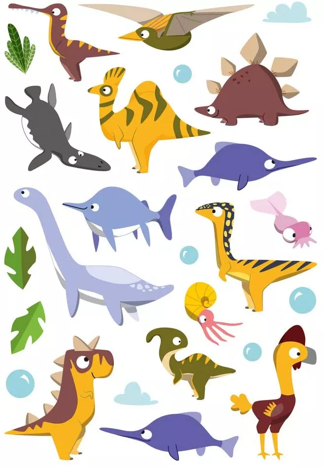 Set 150 de stickere decorative - Dinozauri