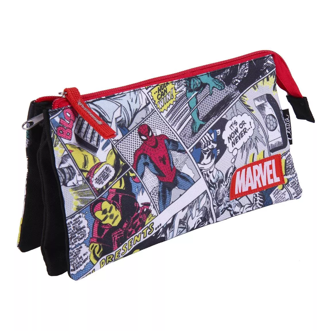 Penar Marvel cu 3 compartimente, 23 x 12.5 x 3 cm