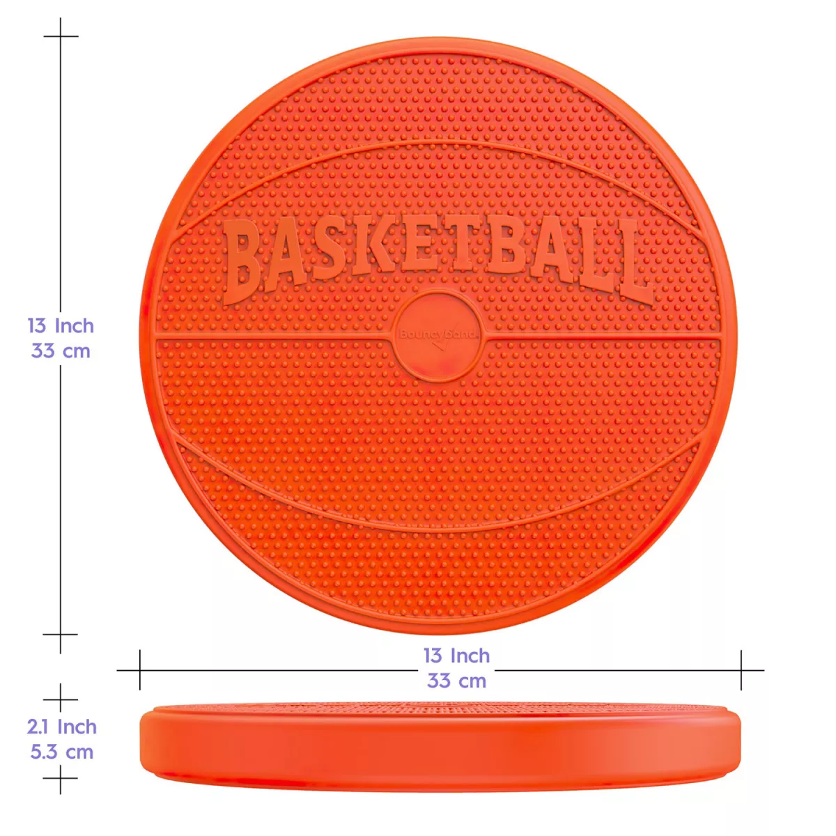 Pernă senzorială în formă de minge de baschet