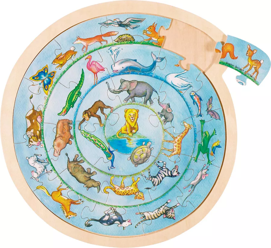 Puzzle - Cercul animalelor