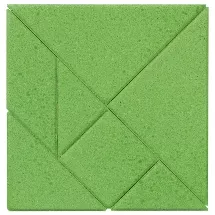 Puzzle cu 7 piese din piatră Anker -  Pătrat - DELIST