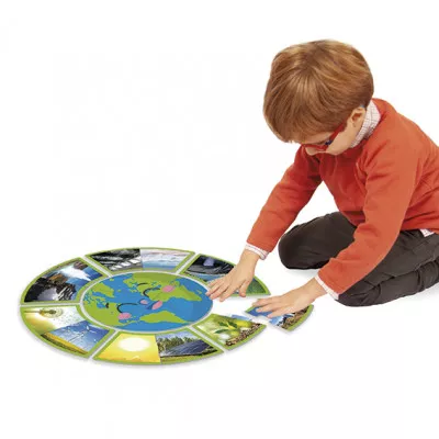 Puzzle și joc educativ - Planeta și sursele de energie