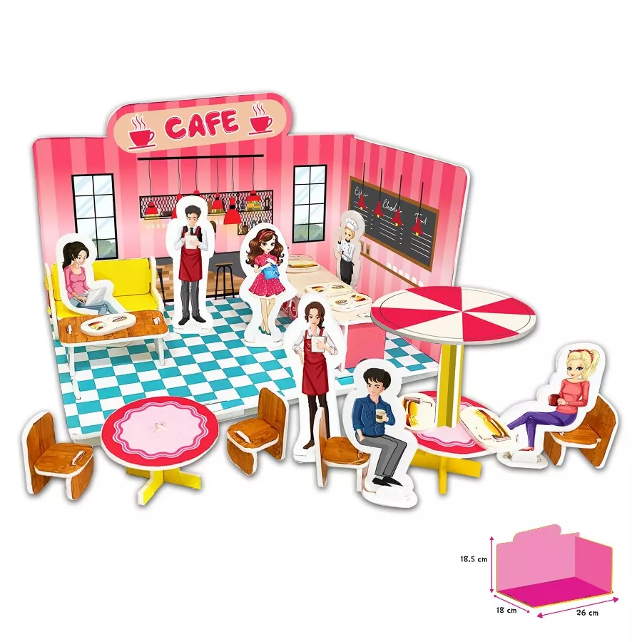 Puzzle 3D - Cafenea
